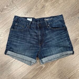 Gap Women's Sexy Boyfriend Denim Shorts - Dark Blue